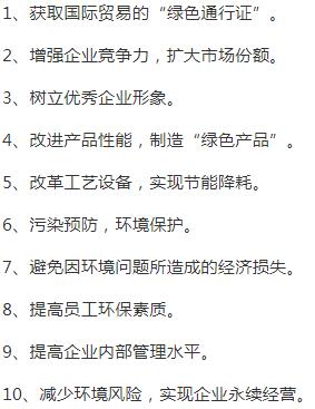 盤(pán)錦
ISO14000認(rèn)證意義